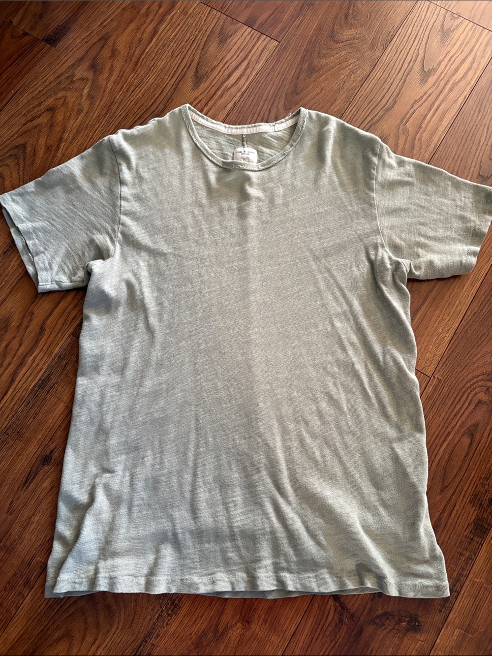 Men’s rag & bone Short Sleeve Crew Neck Tee - Sage Green